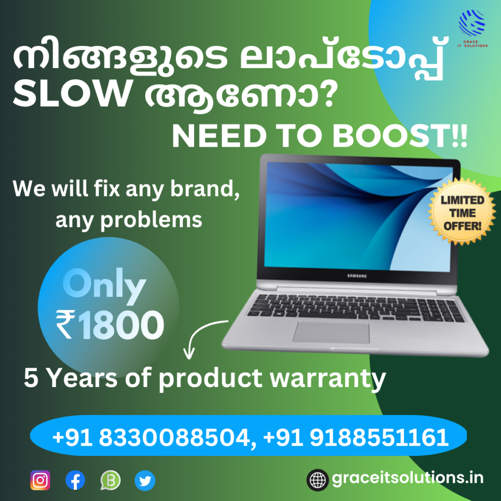 Is laptop slow? Need to boost